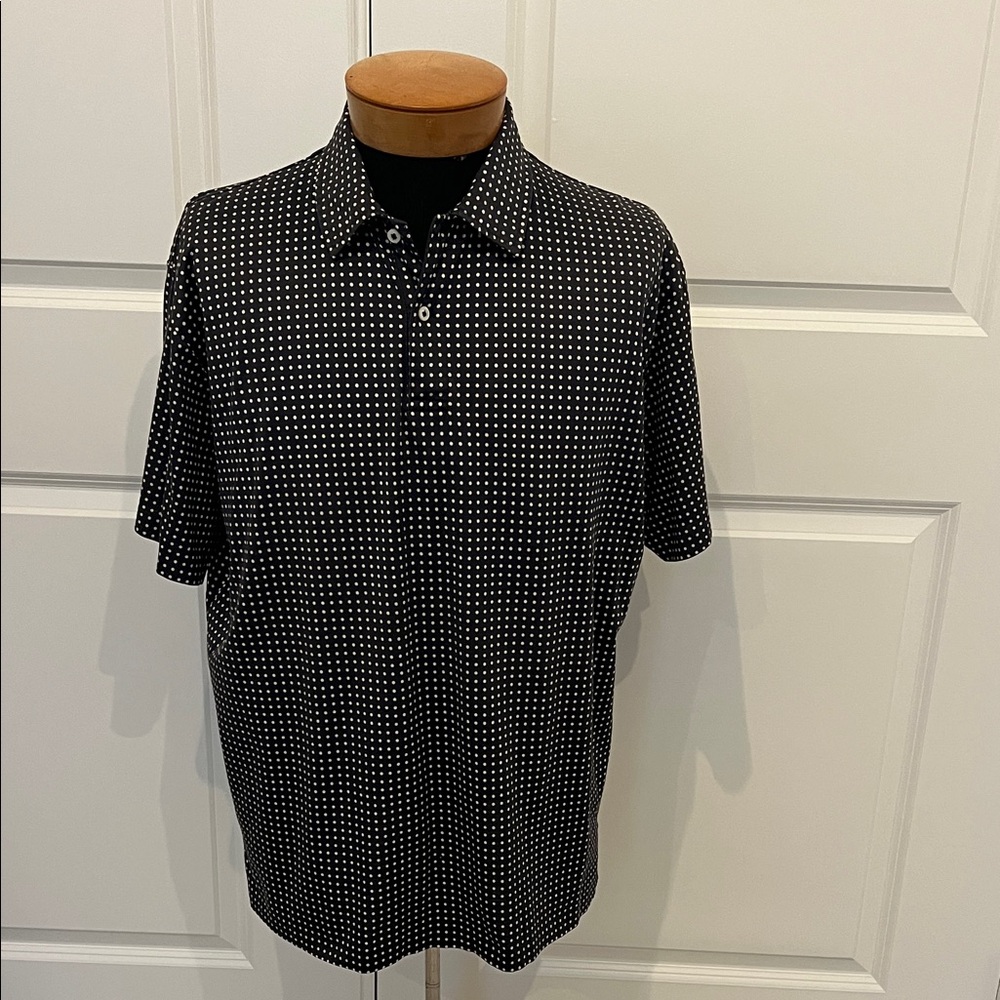 Polo by Ralph Lauren Black and White Polka Dot Shirt